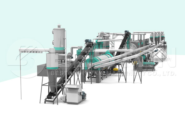 Palm Kernel Shell Charcoal Making Machine