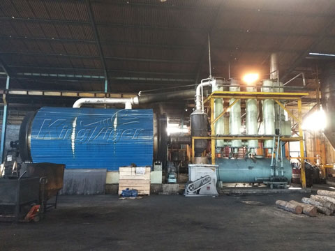 tyre pyrolysis plant