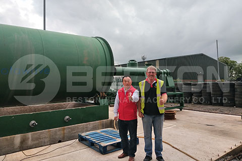 Tyre Recycling Plant in UK